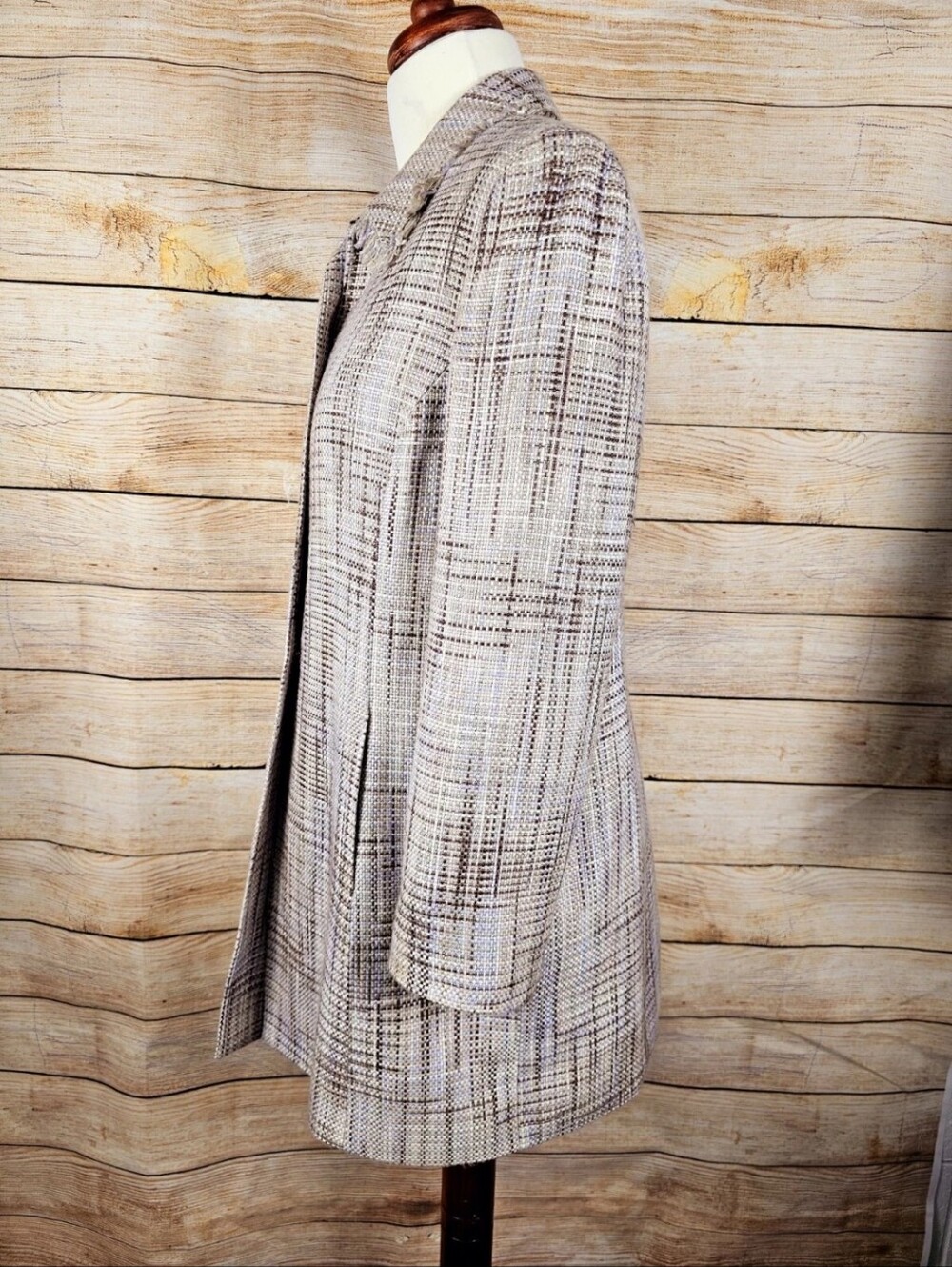 A Line Suits Tweed Coat Women's Size 16 - Picture 4 of 7